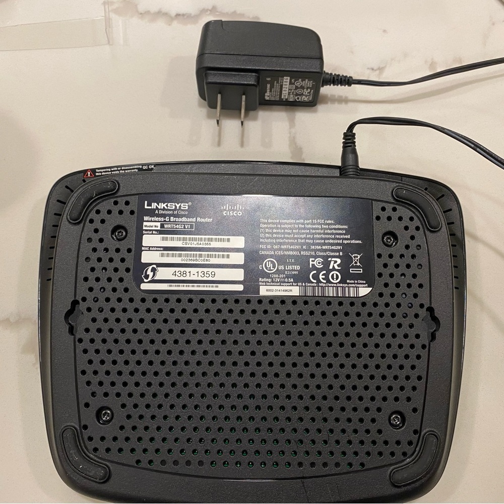 Cable Modem and Router Combo Netgear CM500 / Linksys WRT54G2 V1 - Picture 4 of 7